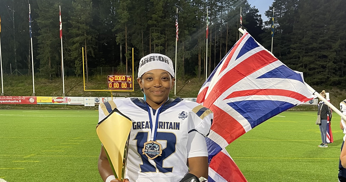 Redbridge - Ilford teenager helps Great Britain to second place in American  Football World Championships