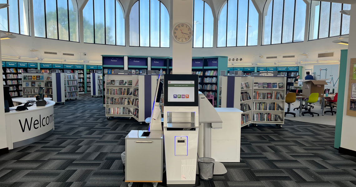 Inside Fullwell Cross Library