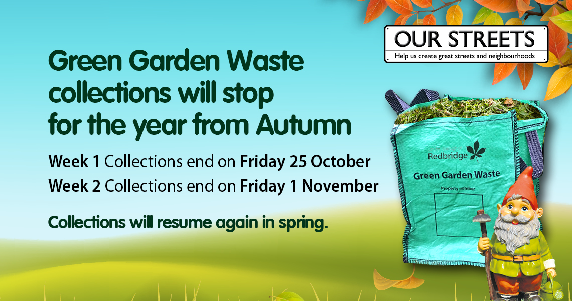 green garden waste collection ending dates 