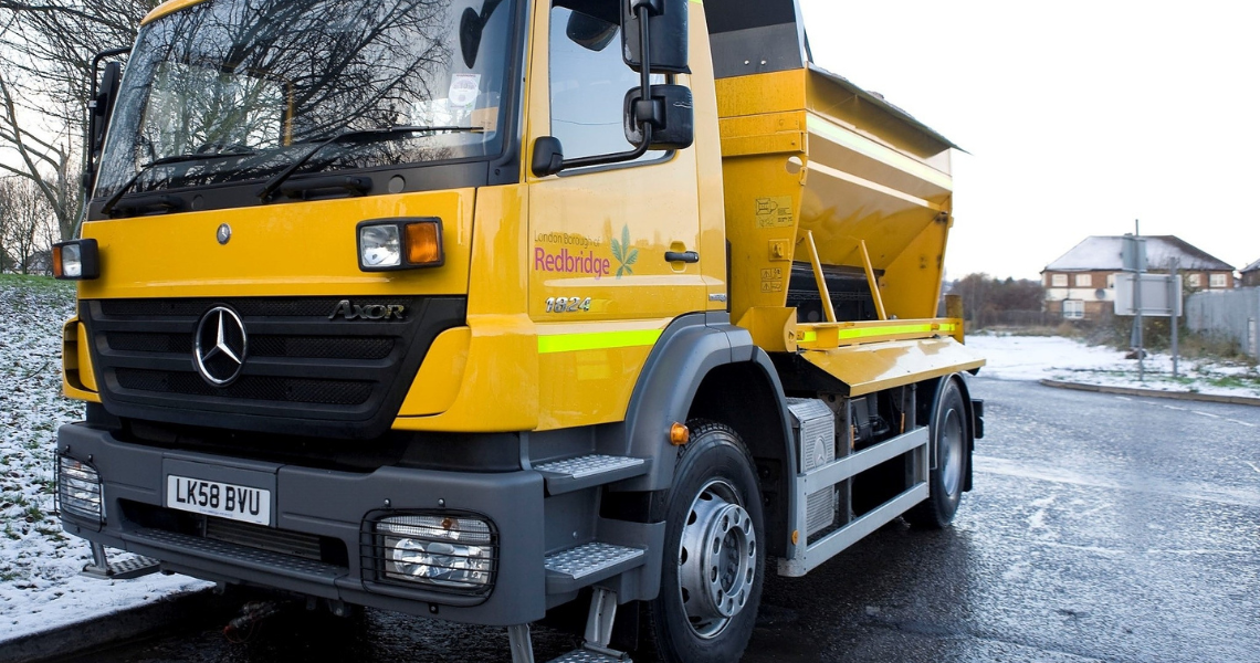 Gritting lorry